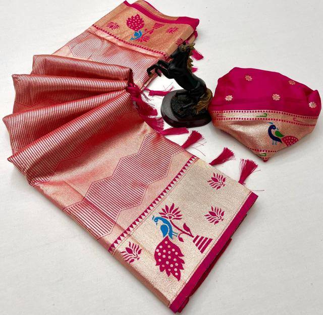 Malhar tissue paithani-vol-4 Saree wholesalers online